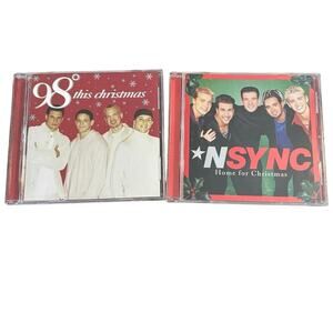 Vintage N’Sync & 98 degrees albums CDs This Christmas & Home for Christmas